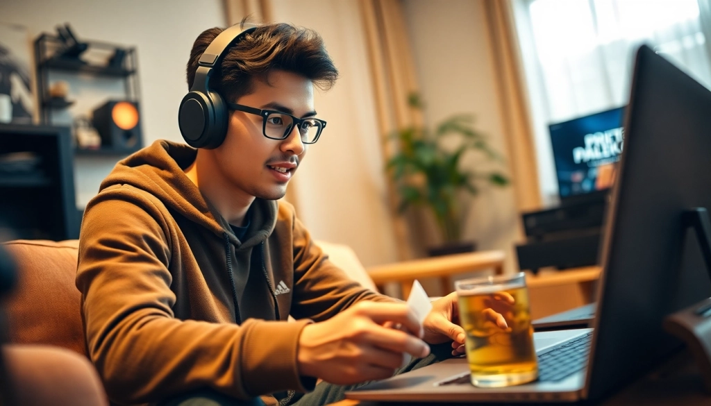 Menghadirkan momen bermain Daftar Domino88 game dengan suasana nyaman di ruang tamu modern.