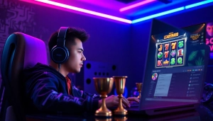 Menangkan pengalaman slot gacor dengan gamer profesional dan atmosfer gaming yang energik.