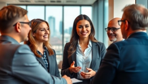 Erfahrene Berater bei https://immobilienmakler-bester.de im Gespräch über Immobilienangebote.