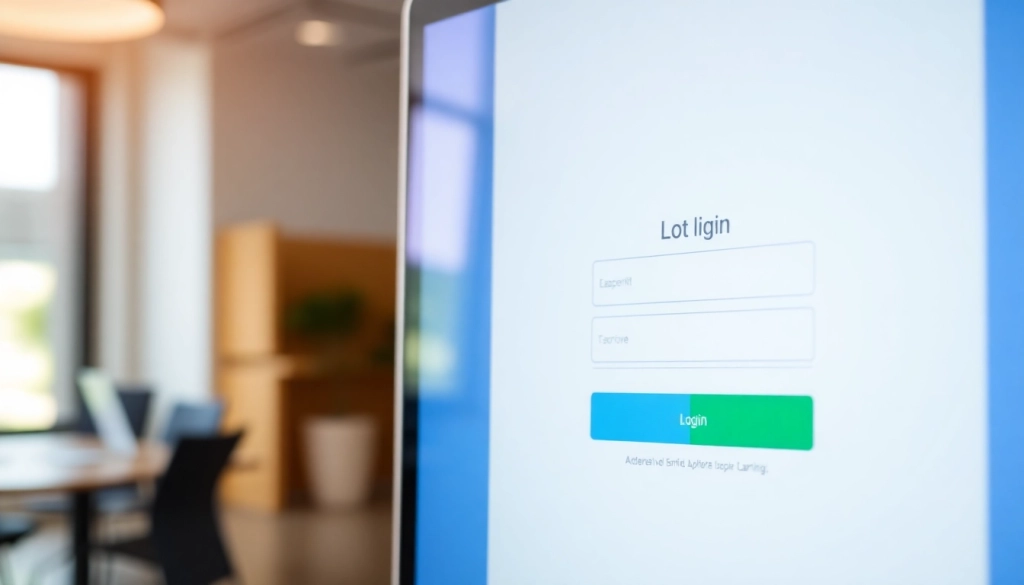 Masukkan suletoto login pada halaman antarmuka yang bersih dan modern.