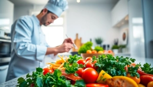 Prepare vibrant dishes at recipesalexarciab.com featuring fresh ingredients and a modern kitchen.