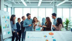 Generate engaging strategies on https://fhpts.com with a diverse team in a bright office.