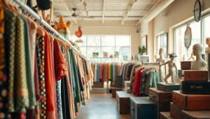 Shop vibrant vintage finds at https://thrift-vintage.com, featuring an eclectic collection in a cozy setting.