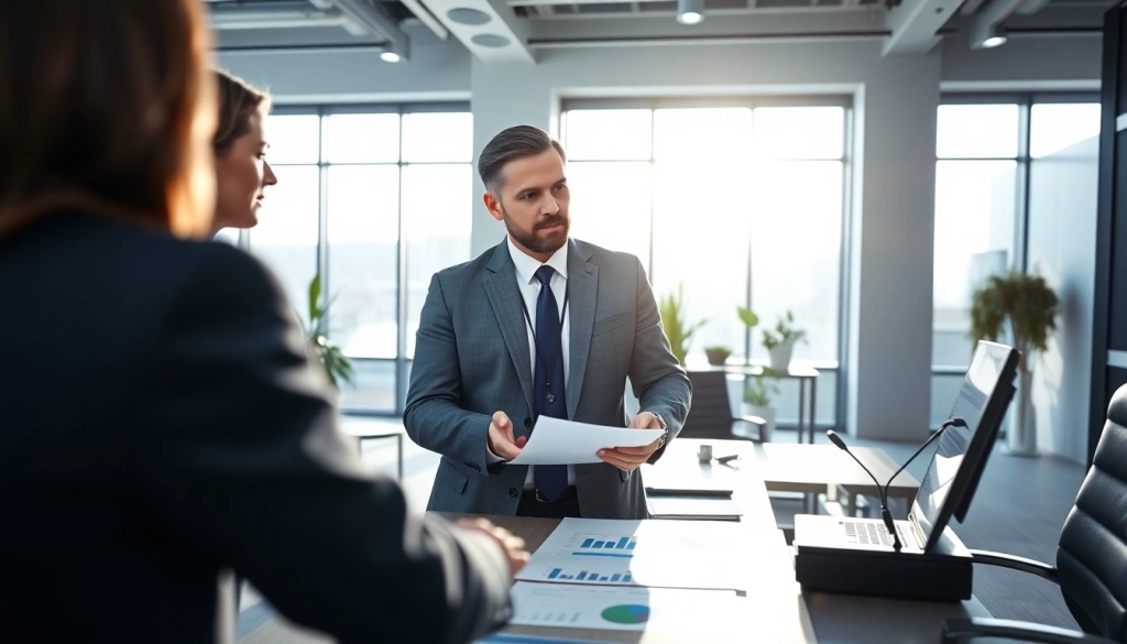 Clients engaging with expert advice at https://www.shiverhamilton.com in a professional office.