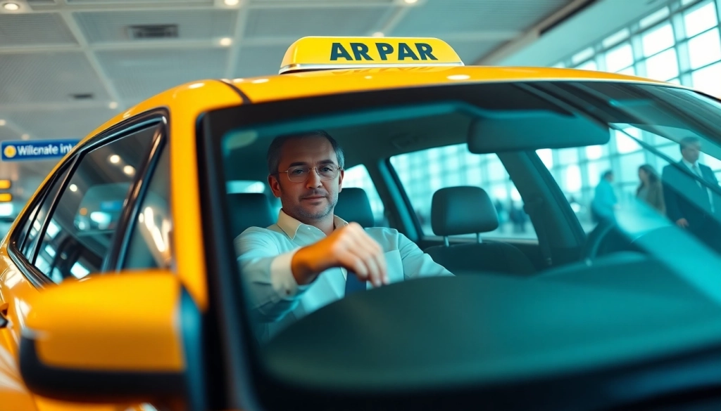 Book a taxi Nottingham to Birmingham Airport with a reliable and professional driver in action.