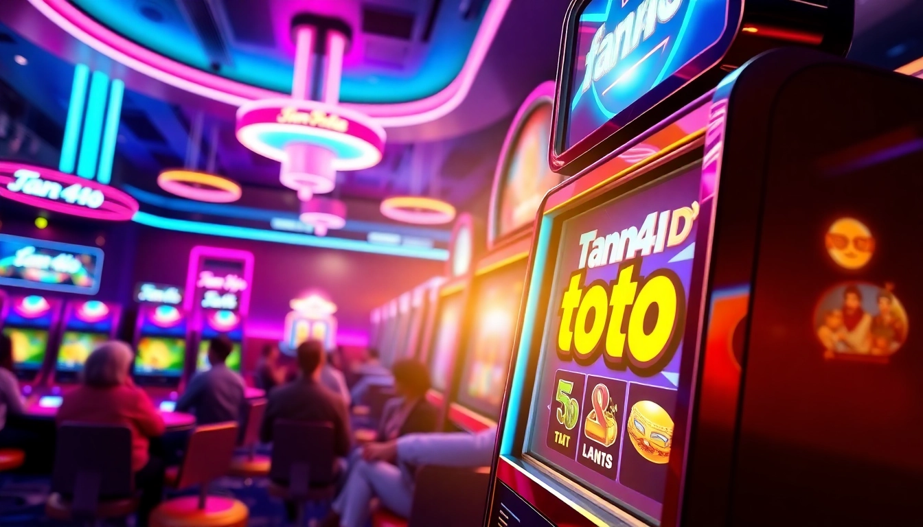 Menangkan hadiah di mesin slot tank4d toto slot dengan suasana permainan yang meriah.