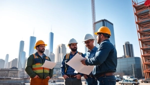 Capturing a professional New York City Commercial General Contractor at work in an urban construction site.