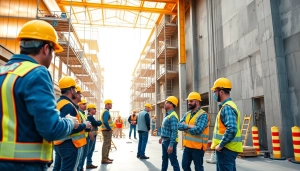 Showcase of a New Jersey Commercial General Contractor team working on a renovation project.