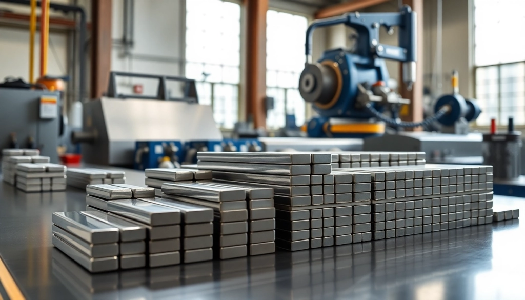 Alnico magnets manufacturer in china showcasing high-quality Alnico magnets on a modern workbench.