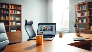 Enhance your workspace with https://wpedition.com showcasing a modern office design setup.