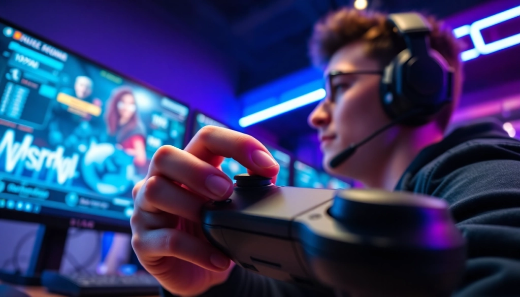 Masukkan data untuk bensu4d login game di gambar gamer kompetitif dengan konsentrasi tinggi