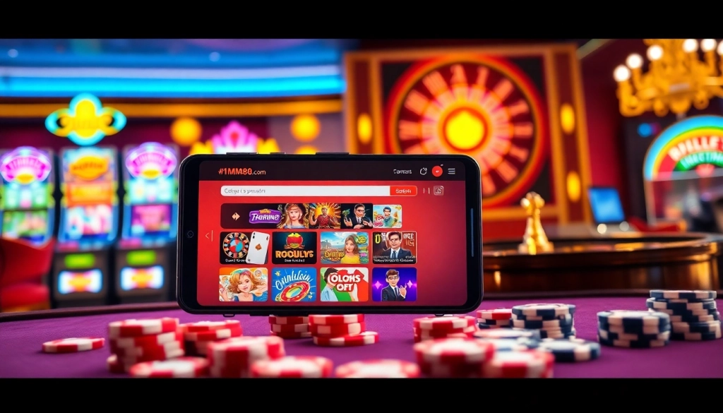 The online gambling experience at https://1mm888.com/ offers vibrant slot machines and lively casino games.