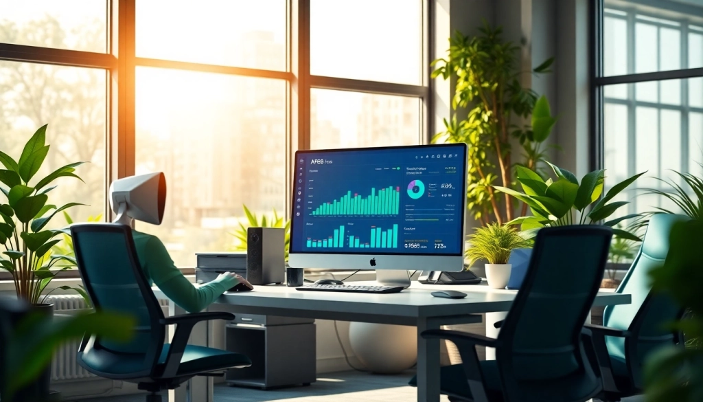 Visual representation of the AF88 model in a modern workspace, emphasizing technology and innovation.