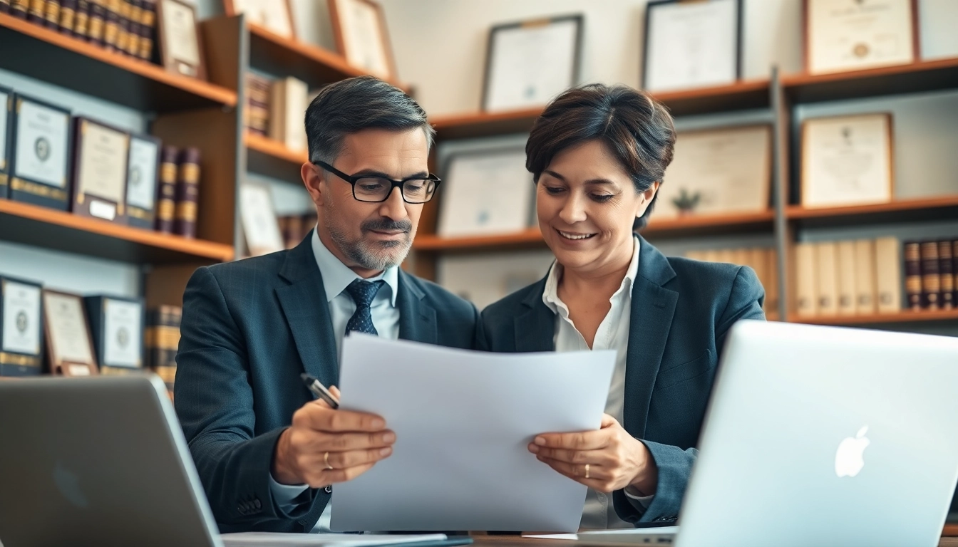 Consultation at https://www.norcrosslawfirm.com showcasing an estate planning meeting with engaging professionals.