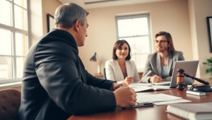 Consultation at http://www.jacobsonpilaw.com with a lawyer and client in a modern office.