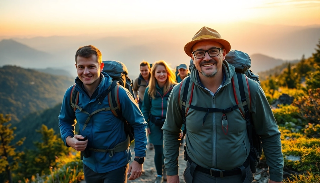 Engaging group adventure led by a professional at https://wpedition.com/ showcasing stunning landscapes.