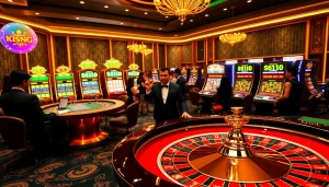 Experience thrilling gameplay with the link vào king88 access featuring vibrant casino tables and games.