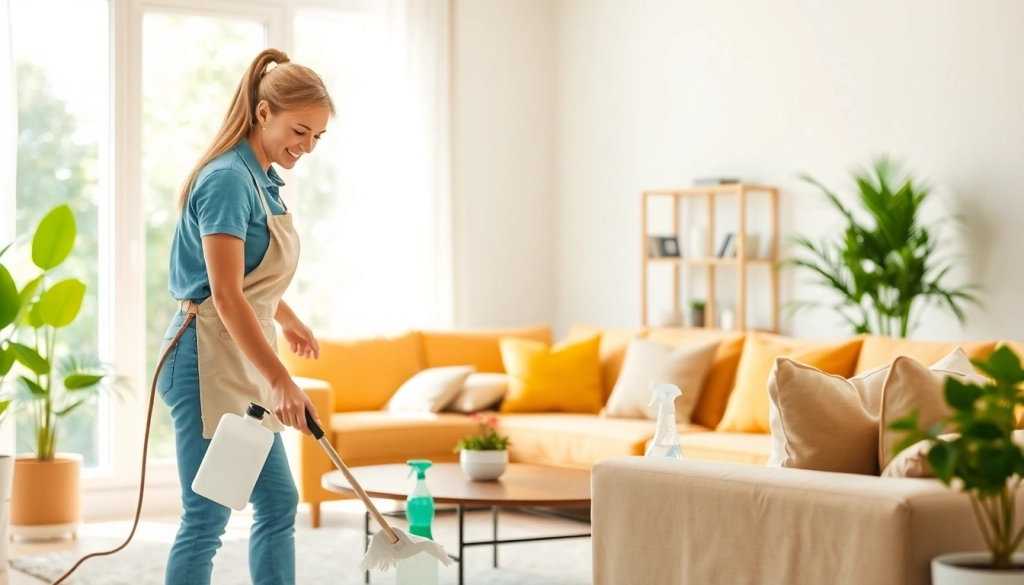 Enhance your space with a quality cleaning service delivering a fresh and organized home environment.