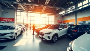 Car rental options available at avtoprokat in Chișinău, showcasing a variety of vehicles and a welcoming environment.