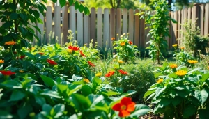 Enhance your Gardening skills with this vibrant garden showcasing diverse plants.