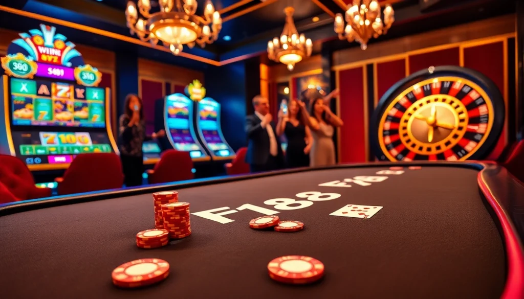 Experience the thrill of F168 with exciting casino games and vibrant players.