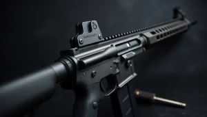 Showcase a customized ar15 super safety trigger enhancing the AR-15 platform’s performance.