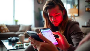 Log in to sayapbola login on a smartphone amid a cozy home setting with modern designs.