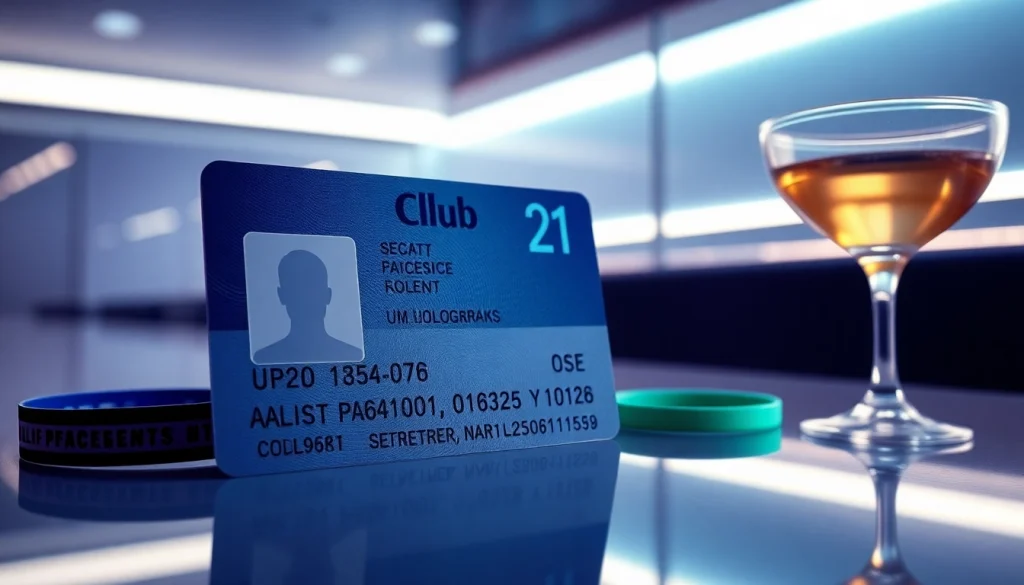 Explore a high-quality Club21 fake ids card showcasing realistic holograms and security features.