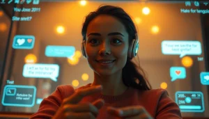 Engaging AI porn chat interface showcasing a lively character interaction