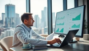 카드깡에 대한 전문가 분석을 하는 장면, 최신 사무실에서