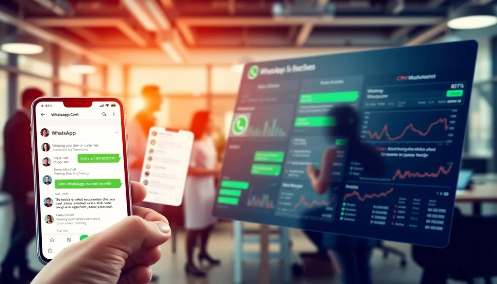 Discover the essence of What is a CRM for WhatsApp with a professional dashboard illustration.