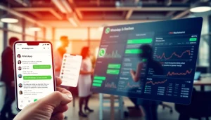 Discover the essence of What is a CRM for WhatsApp with a professional dashboard illustration.