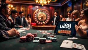 Experience the thrill of online gambling with uu88 at an elite casino setting.