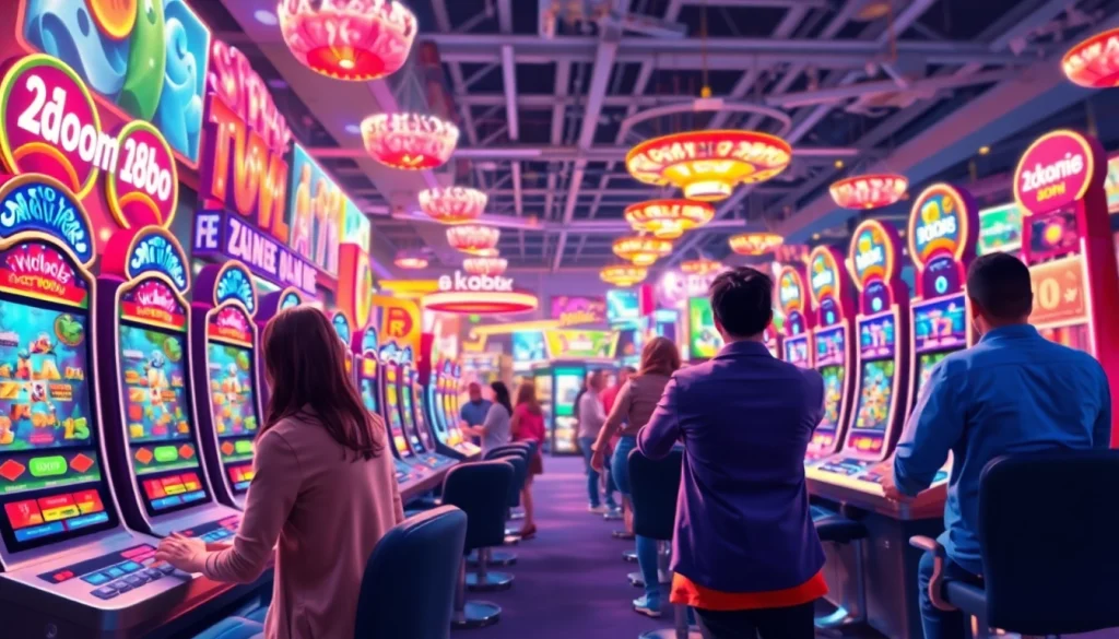 Mengamati pengalaman menarik di zoom188, platform permainan yang penuh warna dan energik.