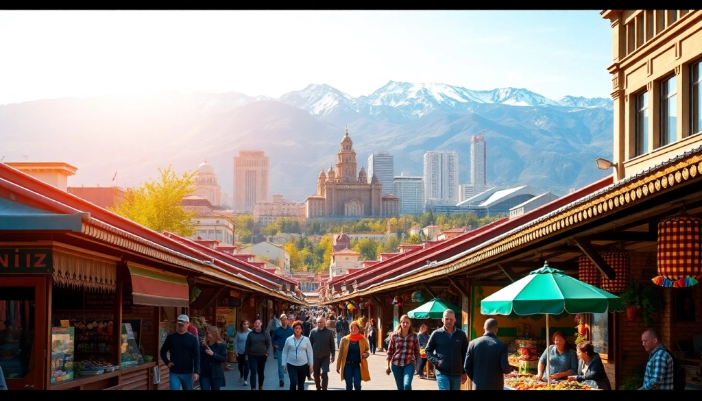Experience the vibrant market life and stunning skyline of Almaty at https://albmaftoh.com
