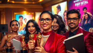 Check out https://bollywoodcelebnetworth.in showcasing glamorous Bollywood celebrities in a luxurious studio environment.