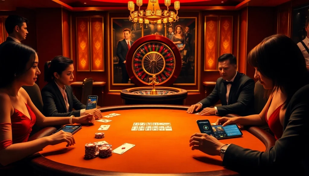 Engage in Đăng Ký Loto188 at a luxurious poker table with vibrant gameplay elements.