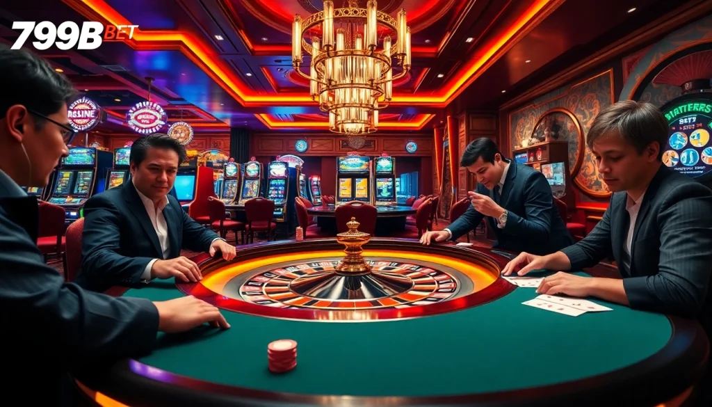 Experience the thrill of gambling at 789BET có uy tín không with vibrant casino visuals.