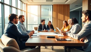 Engaging construction advocacy meeting in Colorado showcasing diverse professionals collaborating.