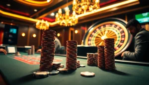 Engaging poker players at a casino table reflect the hidden wiki url for gambling enthusiasts.