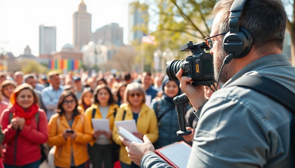 Engaging reporter summarizing news highlights at https://www.todayville.com community event.