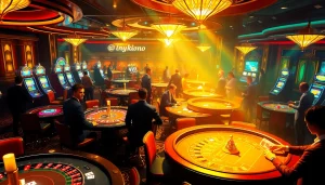 The hidden wiki reveals a vibrant casino scene with players at poker and roulette tables.