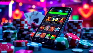 Experience Naga169 mobile's thrilling casino gameplay with interactive slot games and vibrant graphics.