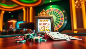 Rasakan sensasi slot depo 5k dengan elemen kasino yang penuh warna dan peluang kemenangan.