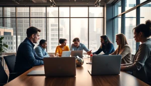 Collaborative workspace highlighting teamwork and creativity at https://www.maeden.com/en.
