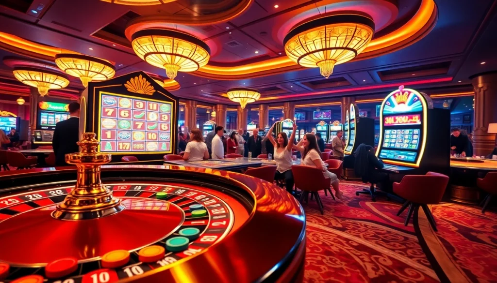 Experience the excitement of winning at https://okwin68.net/ with vibrant casino elements like roulette and slots.