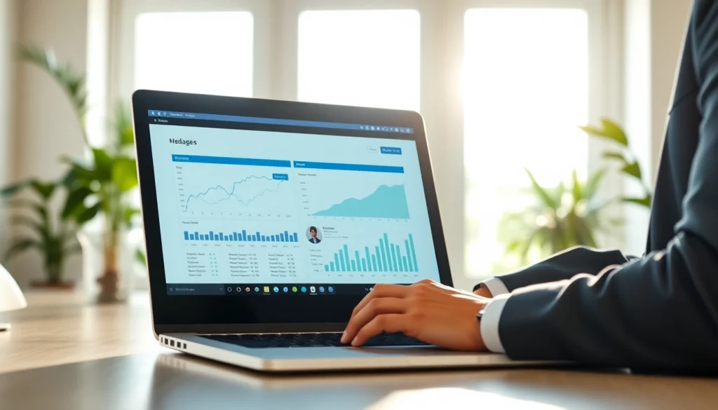 Investasi deposit 1k dengan penasihat keuangan di kantor modern.