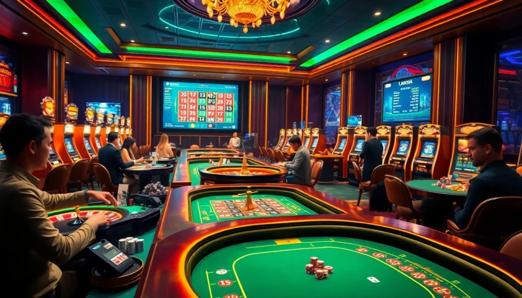 Engaged players enjoying casino games in the hidden wiki atmosphere, showcasing strategy and excitement.