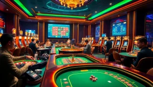 Engaged players enjoying casino games in the hidden wiki atmosphere, showcasing strategy and excitement.