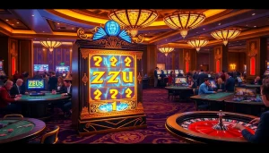 Spin the slot zeus for electrifying wins in a luxurious casino setting.